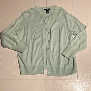 GAP mint cardigan size L